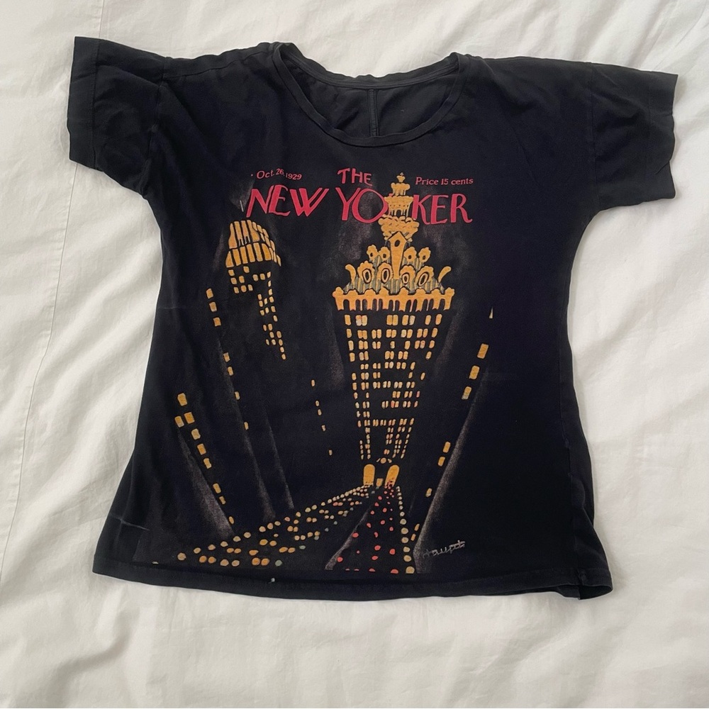New Yorker Vintage Black Graphic Tee